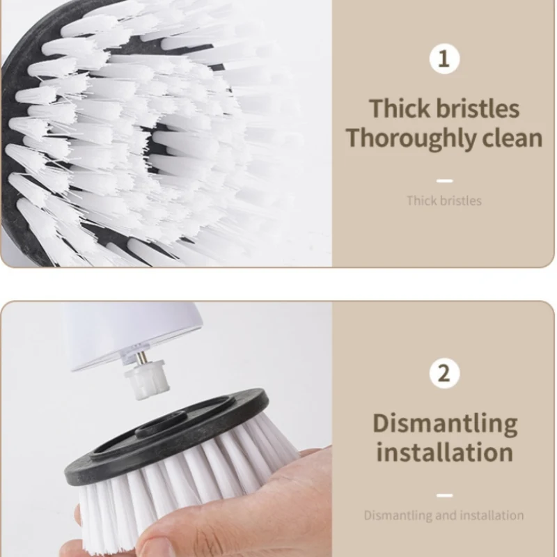 🎁Black Friday Sale - Limited time 49% OFF🖤Electric Multi-Purpose Power Scrub Brush Set - Image 6