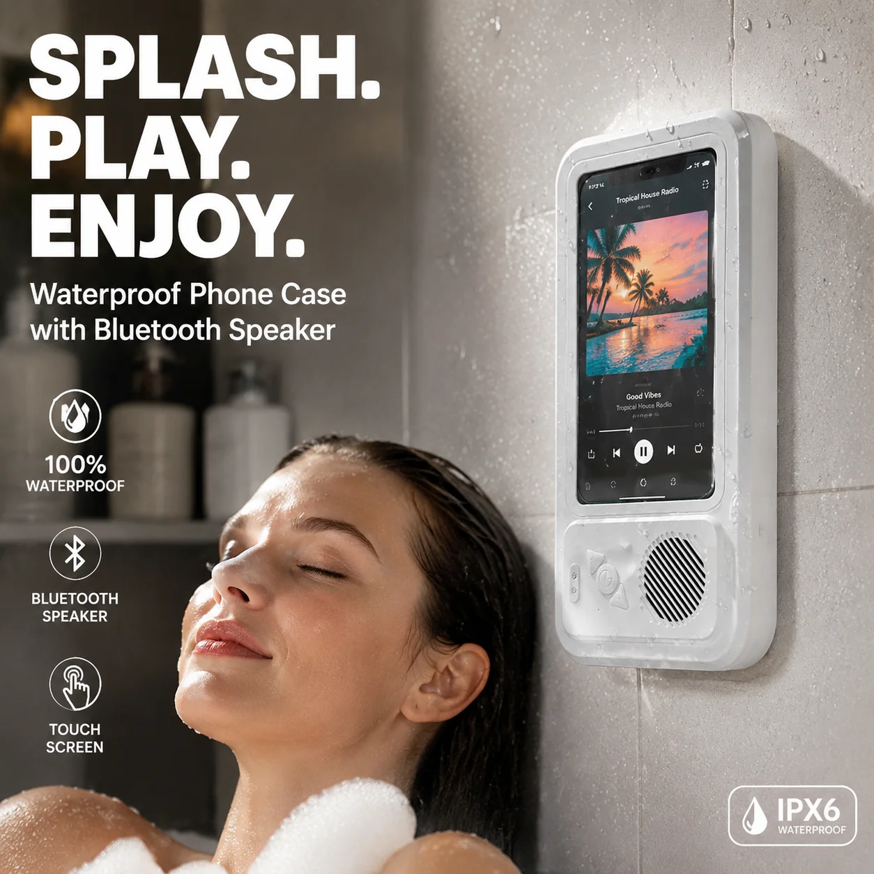 📢📢50% OFF!!⏰Waterproof Phone Case with Bluetooth Speaker - Image 2