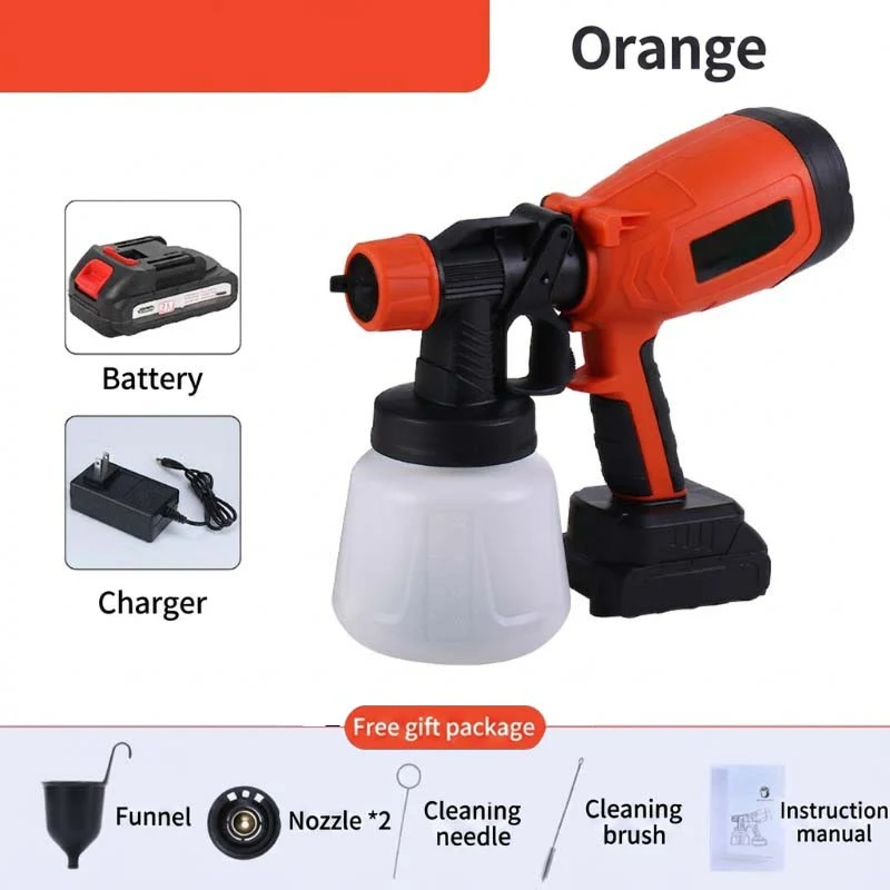 π¨π Cordless paint sprayer β 2 batteries, versatile, for painting & gardening! - Image 16