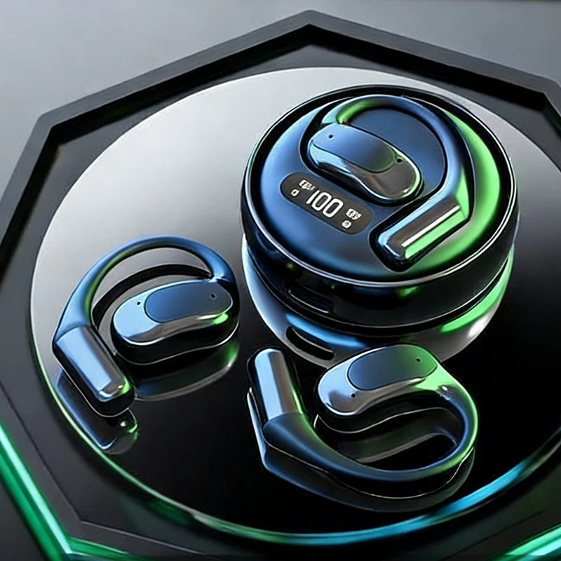 ⏳Limited time offer!🎧 Open-ear headphones with 72-hour battery life, secure fit for workouts and commutes ✨ - Image 8