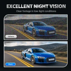 Alternative view of 3-Channel 1080P Dash Cam with Rotatable Lenses