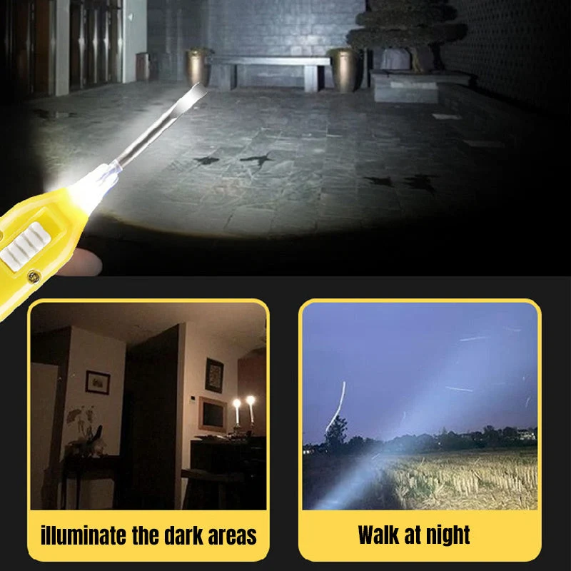 3-in-1 Magnetic Voltage Tester Screwdriver with Flashlight - Image 6