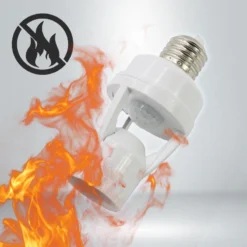 Alternative view of Universal Infrared Motion Sensor LED Lamp Holder