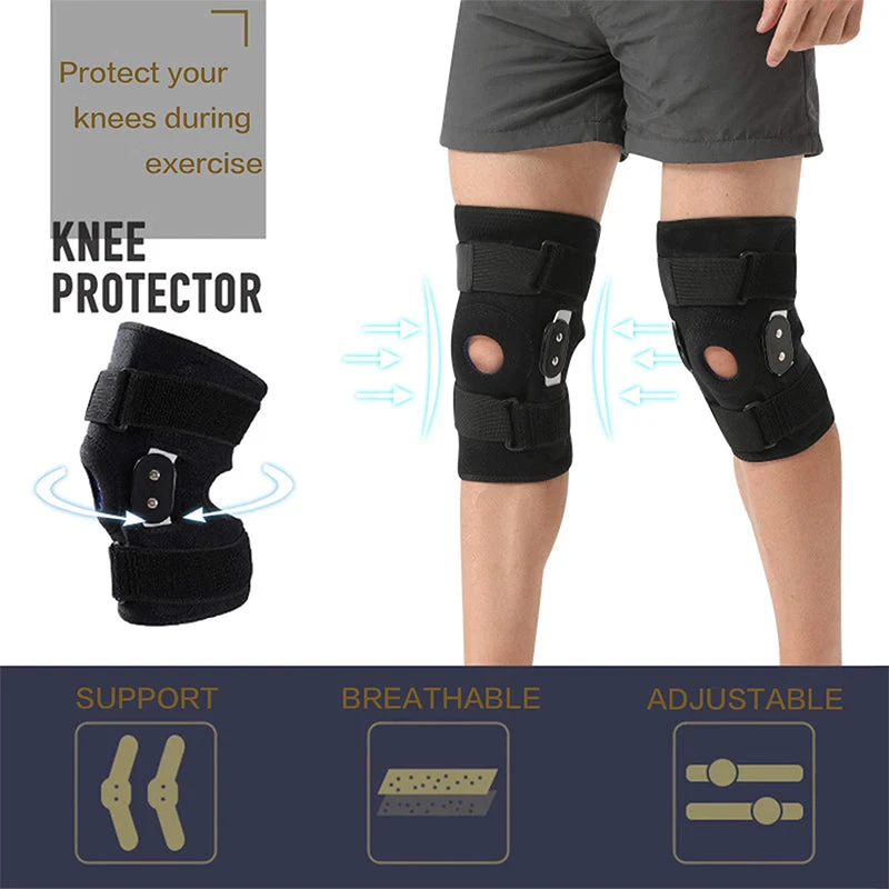 Breathable Adjustable Knee Support Brace - Image 3