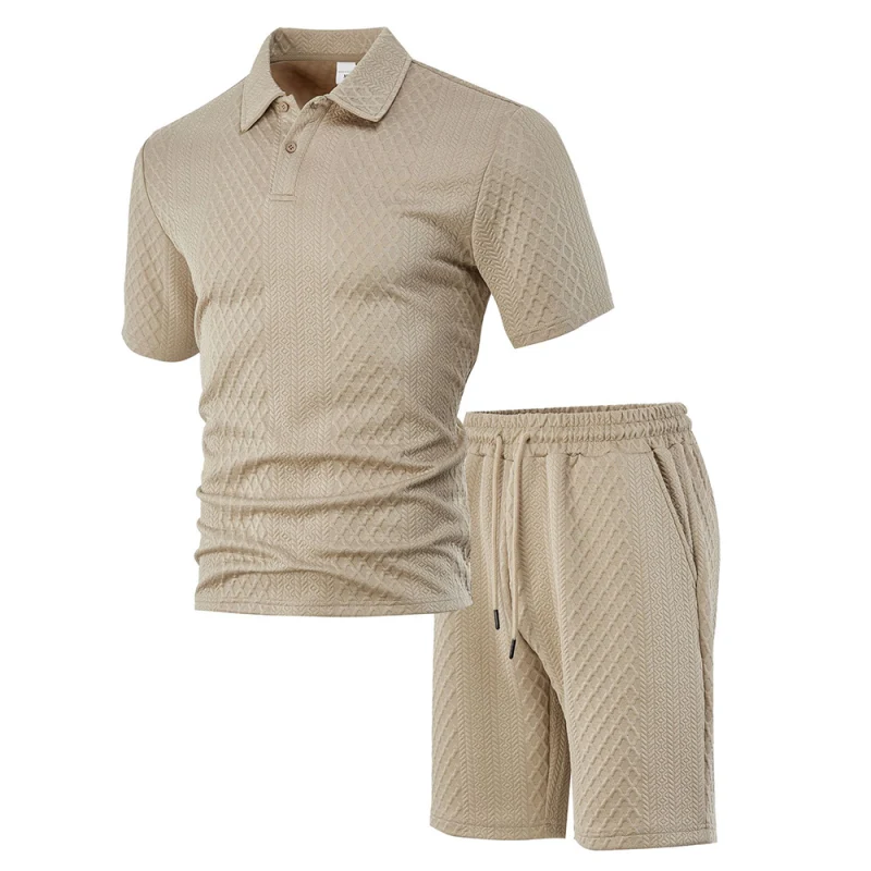 π50K+ SOLD!π₯π©³Men's Diamond Print 2-Piece Set β Ready in seconds! Soft, breathable top with easy shorts. No fuss, just style. Perfect for garden BBQs or coffee dates. - Image 18