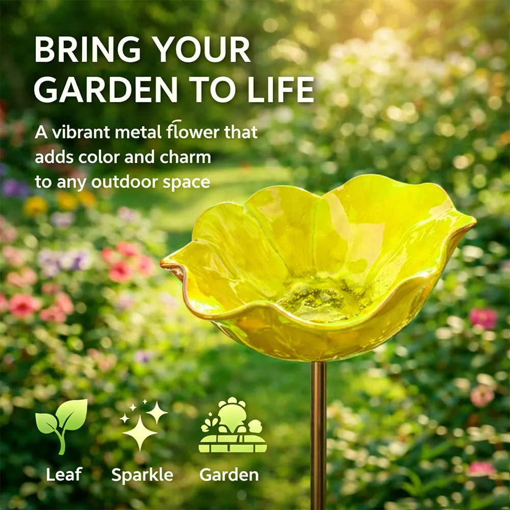 💖🎁2026 Mother's Day Gifts 50% Off--🎁Handmade Metal Flower Garden Stake🐦 - Image 11