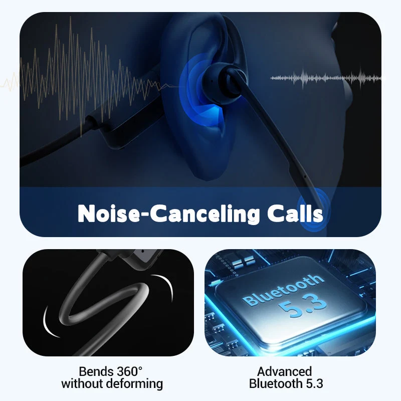 🎁Hot Sale Promotion 49% OFF🔥 Open Air Conduction Wireless Bluetooth Headset with Microphone - Image 8