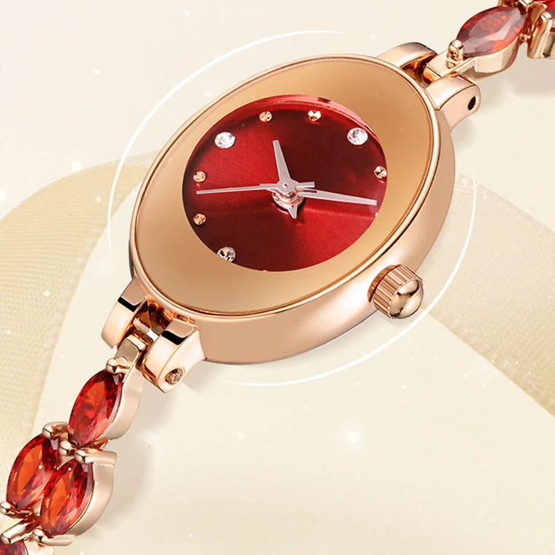 Alternative view of ✨2025 New Design🎀⌚Women's Colored Zircon Bracelet Watch
