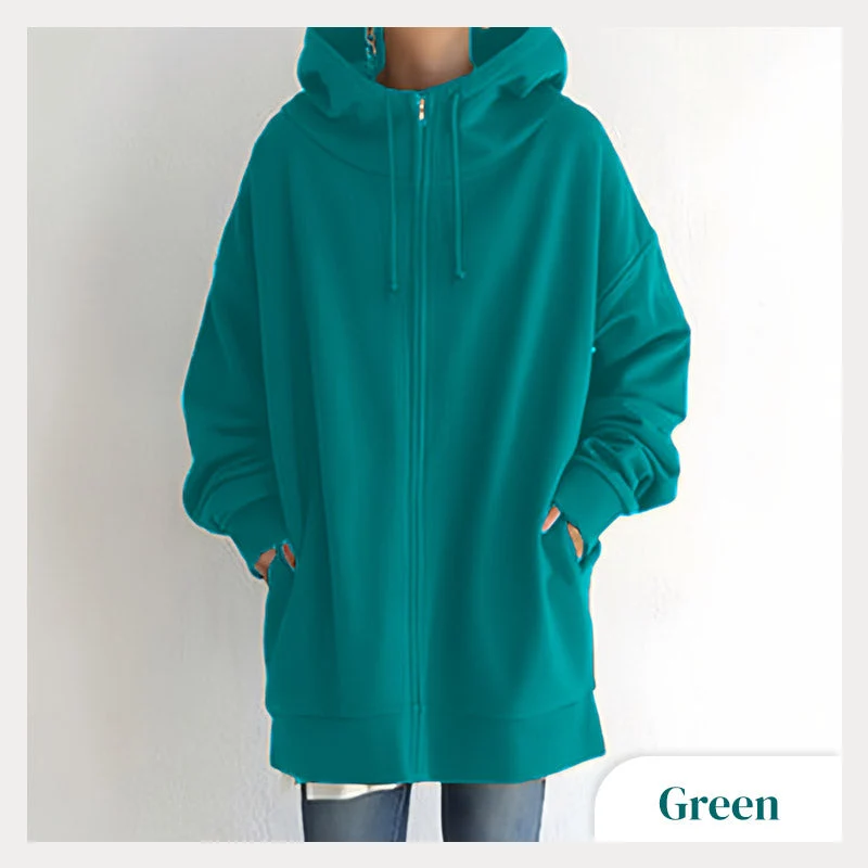 💥Limited Time Special Offer 50% off🔥Women's Autumn/Winter Zipper Hooded Sweater - Image 11