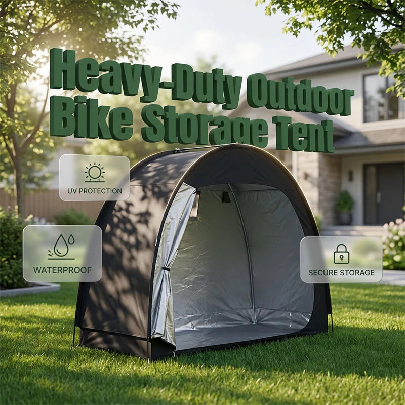 Multi-Purpose Portable Outdoor Storage Shed for Bikes