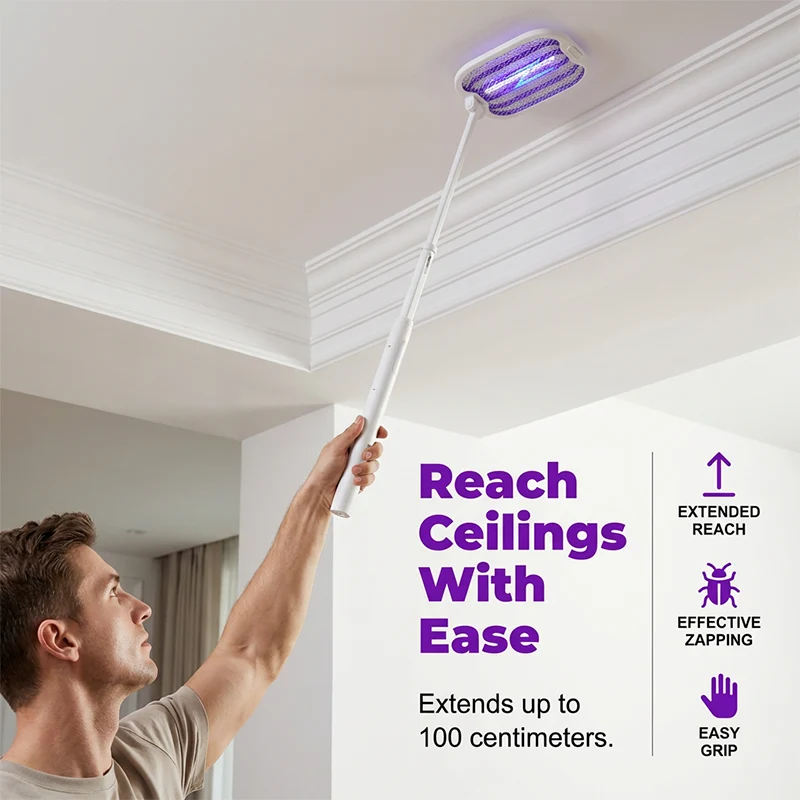 π¦ 50% OFF NOW! βοΈ3-In-1 Extendable Bug Zapper - Image 8