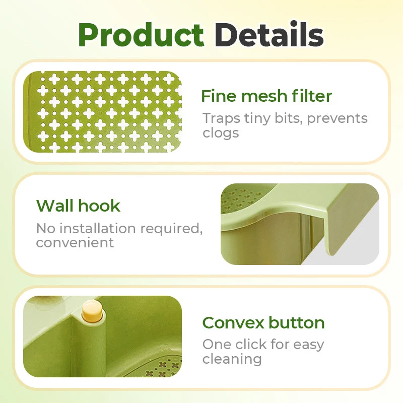 2-in-1 Hanging Sink Strainer Basket - Image 11