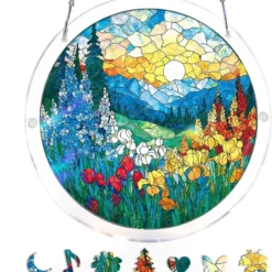 Acrylic Sunset & Sea Jigsaw Puzzle Window Hanging