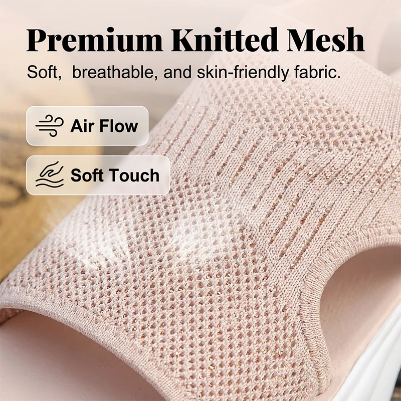 Women's Breathable Mesh Platform Sandals - Image 2