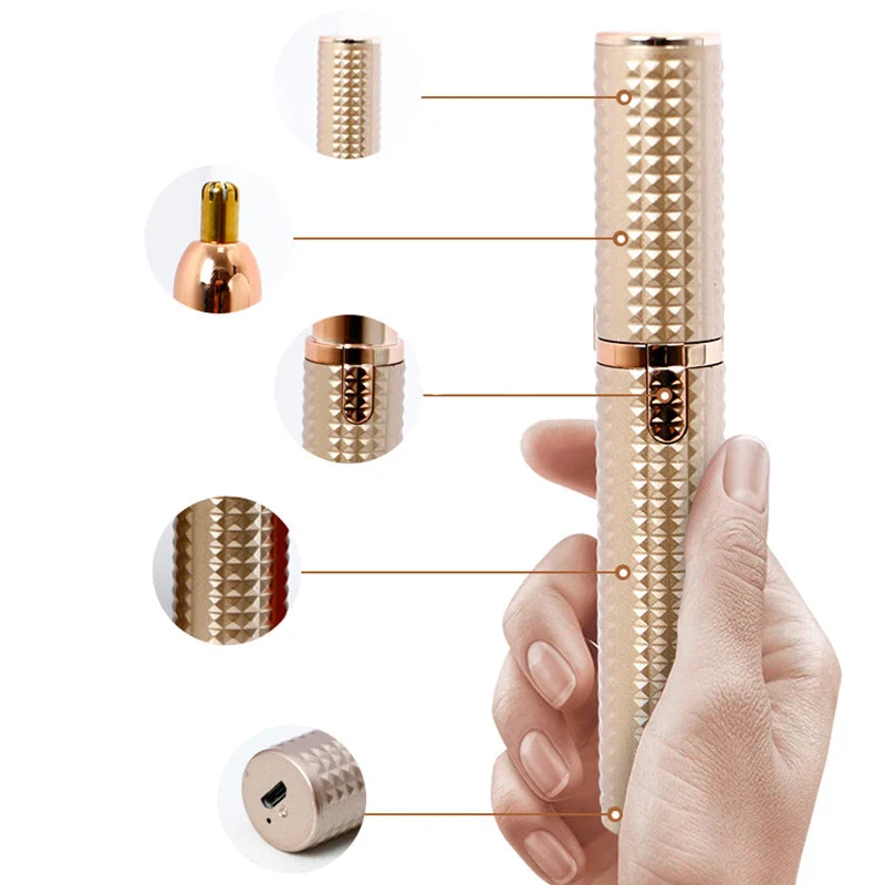 βοΈ 2026 Sale β Over 38,000 Sold!π₯ Portable Electric Eyebrow Trimmer β Interchangeable Heads πͺ - Image 3