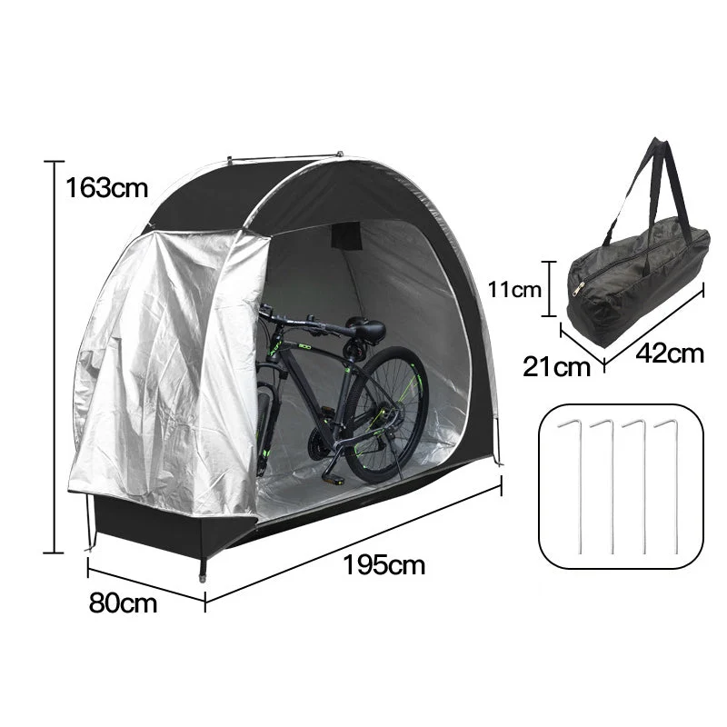 Multi-Purpose Portable Outdoor Storage Shed for Bikes - Image 3