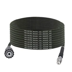 Alternative view of High-Pressure Sewer Jetter Hose with Nozzle