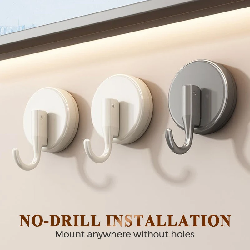 đ˘đ˘Buy 1 get 1 free !! â°Seamless and flexible⨠Pull to hangâno drilling required!đ Super-strong suction cup hooksâuse them anywhere! - Image 6