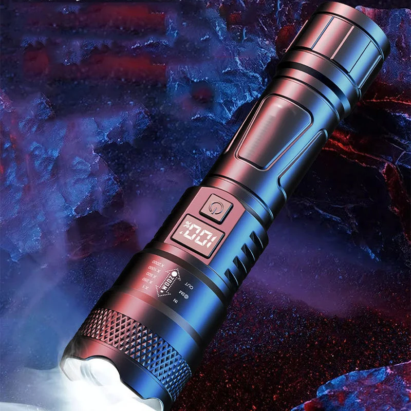 🔦49% OFF + BUY 2 GET 1 FREE! 💥LED Strong Light Retractable Flashlight