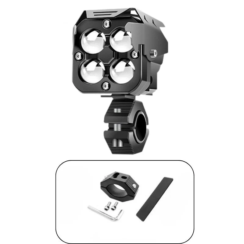 High-Power Quad-Lens Motorcycle LED Spotlight - Image 9
