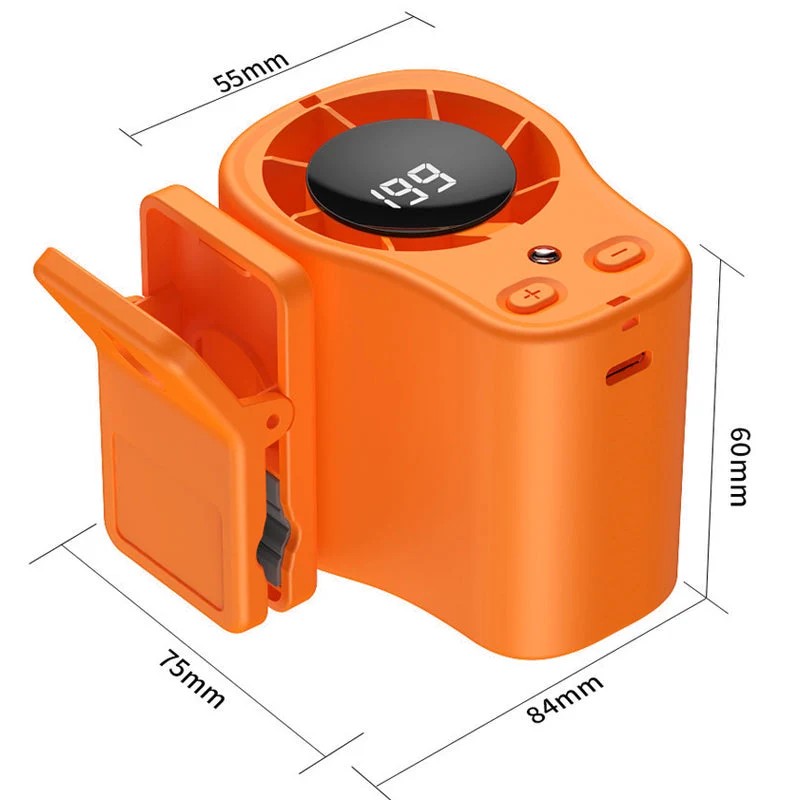 Hands-Free Personal Cooling Fan with LED Display - Image 7