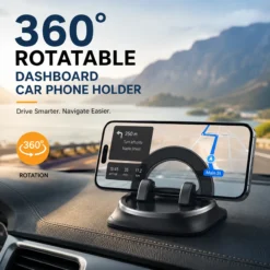 Alternative view of 360° Rotatable Dashboard Car Phone Holder