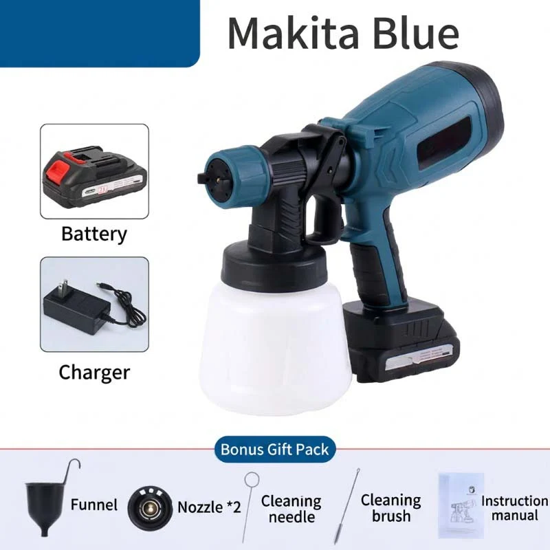 π¨π Cordless paint sprayer β 2 batteries, versatile, for painting & gardening! - Image 10