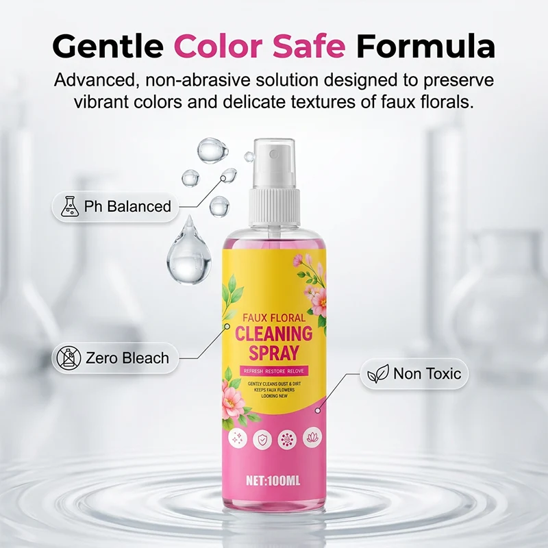 Artificial Flower Cleaning Spray with Towel - Image 6
