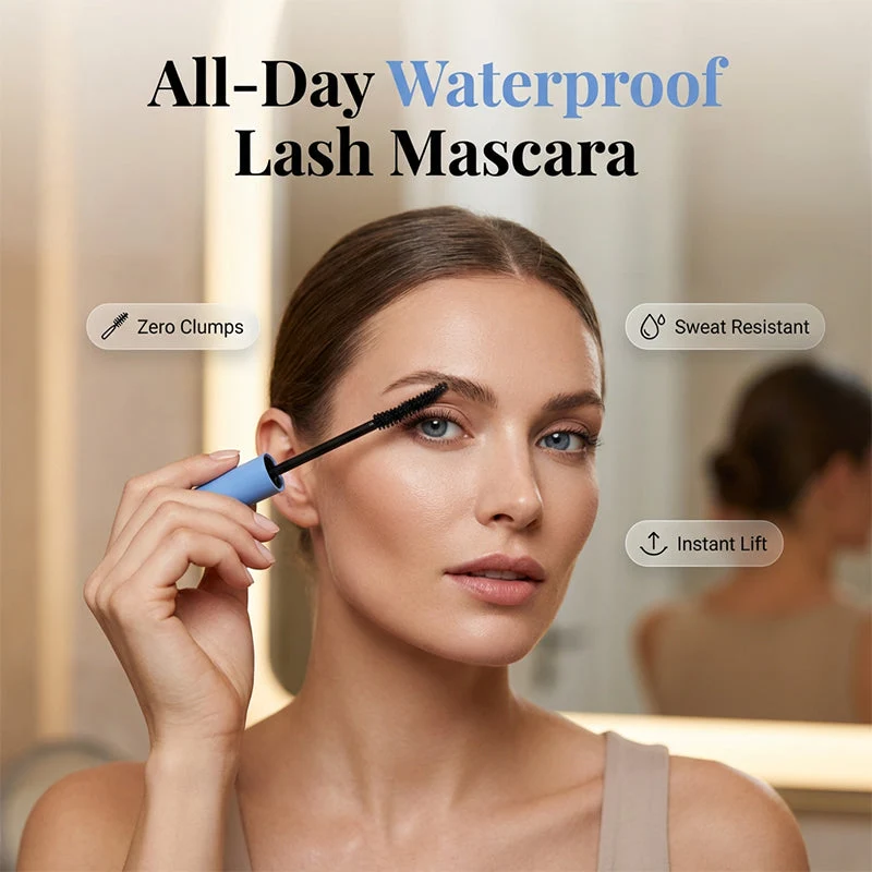 Smudge-Proof Long-Lasting Lash Mascara