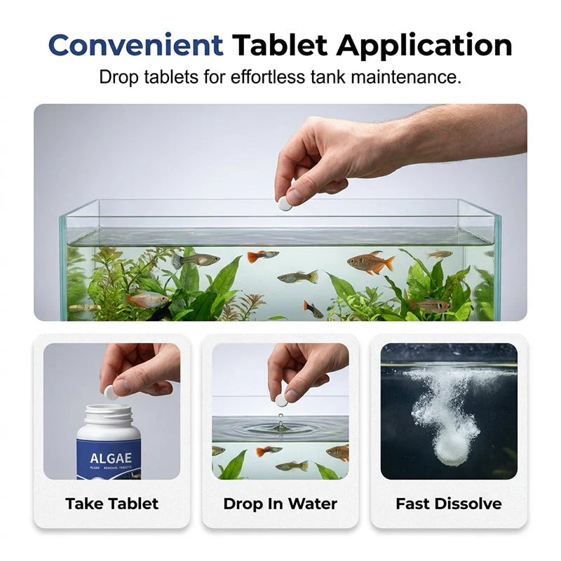 Fish Tank Algae Remover Tablets for Clear Water - Image 5