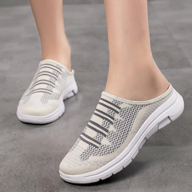 Comfortable & Breathable Closed-Toe Slide Slippers - Image 3