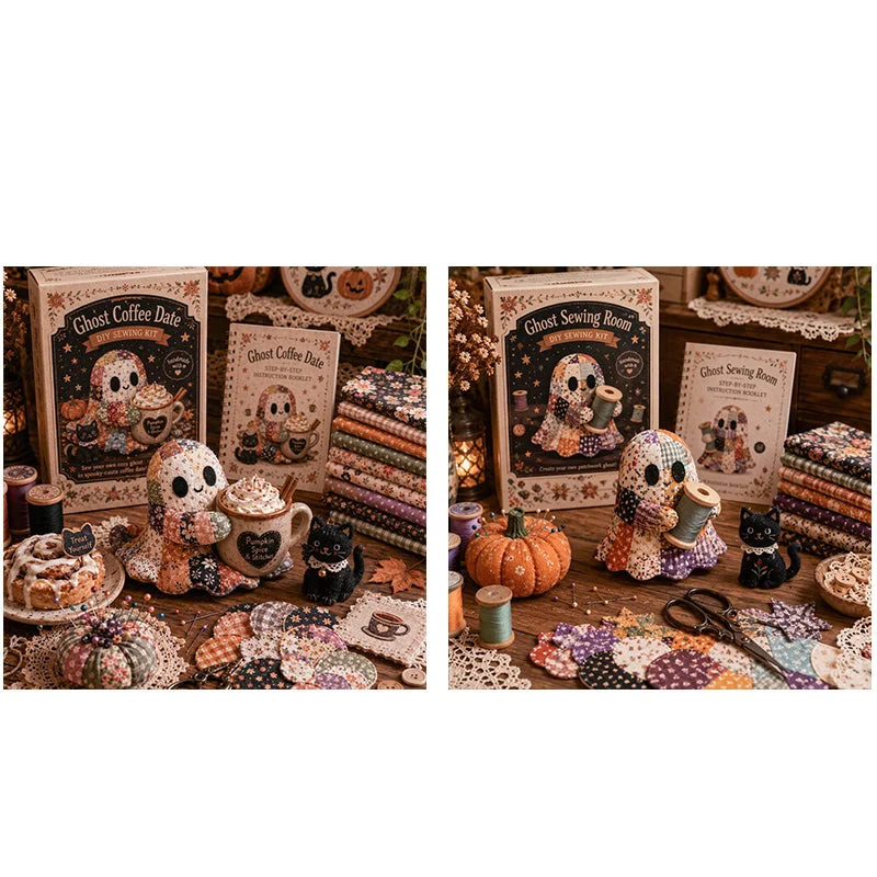 🎁Little Ghost's Cozy Halloween DIY Patchwork Kit - Image 16