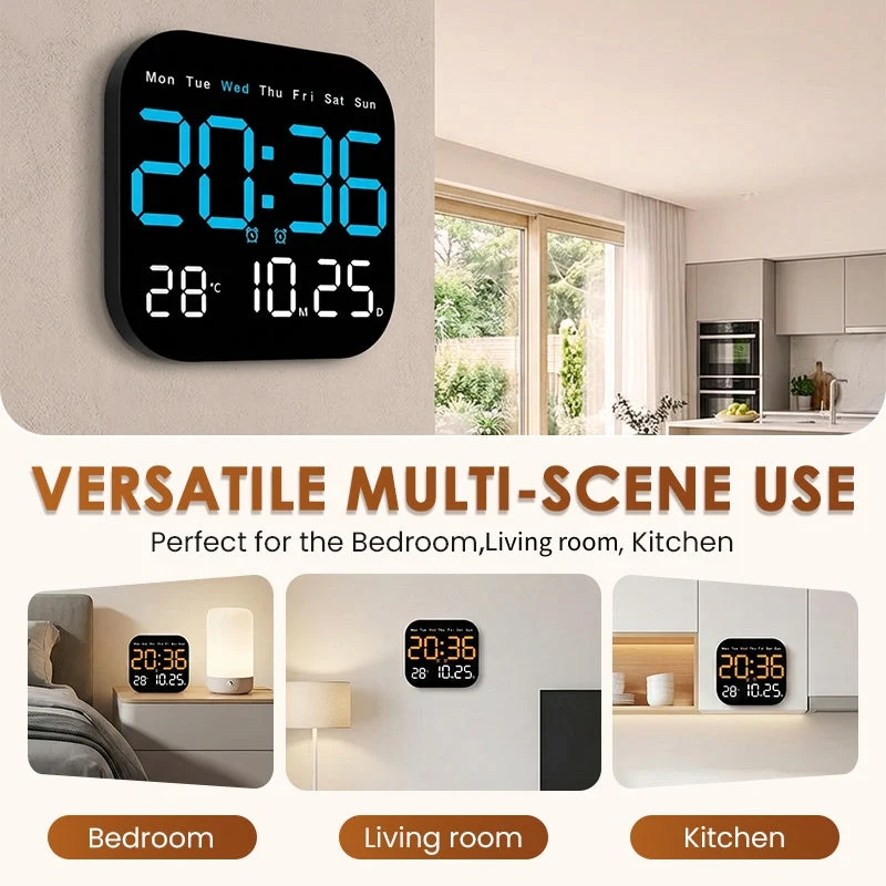 đ„HOT SALE 49% OFFâ°Multifunctional Digital Alarm Clock for Home & Office - Image 15