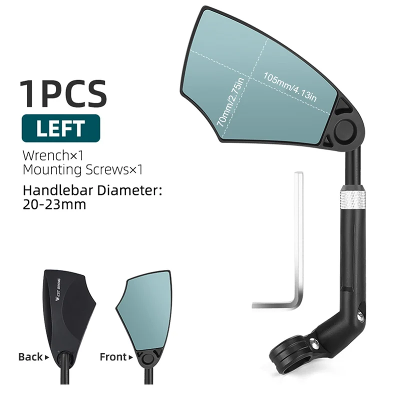 ⏳Time-Limited Special⏰360° Adjustable Handlebar Bike Mirror - Image 10