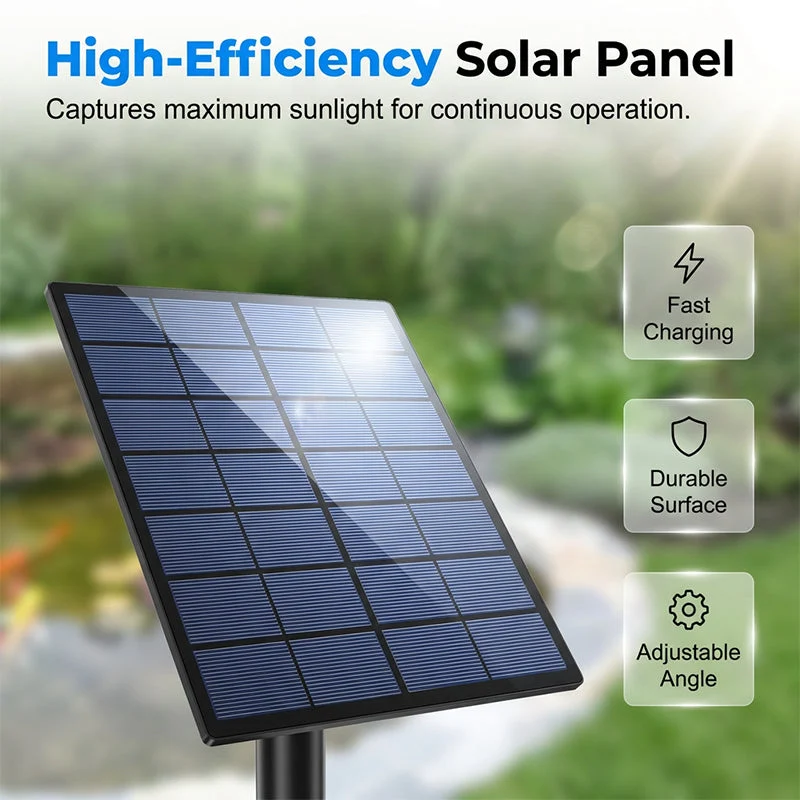 Alternative view of ☀️50% OFF NOW!⚡Solar Pond Aerator with Air Pump