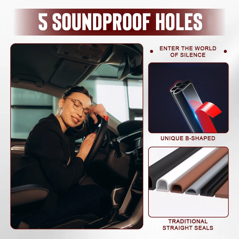 🔥50%OFF New Year Sale🔥Car Noise Reduction Dust-proof Rubber Seal Strip - Image 4