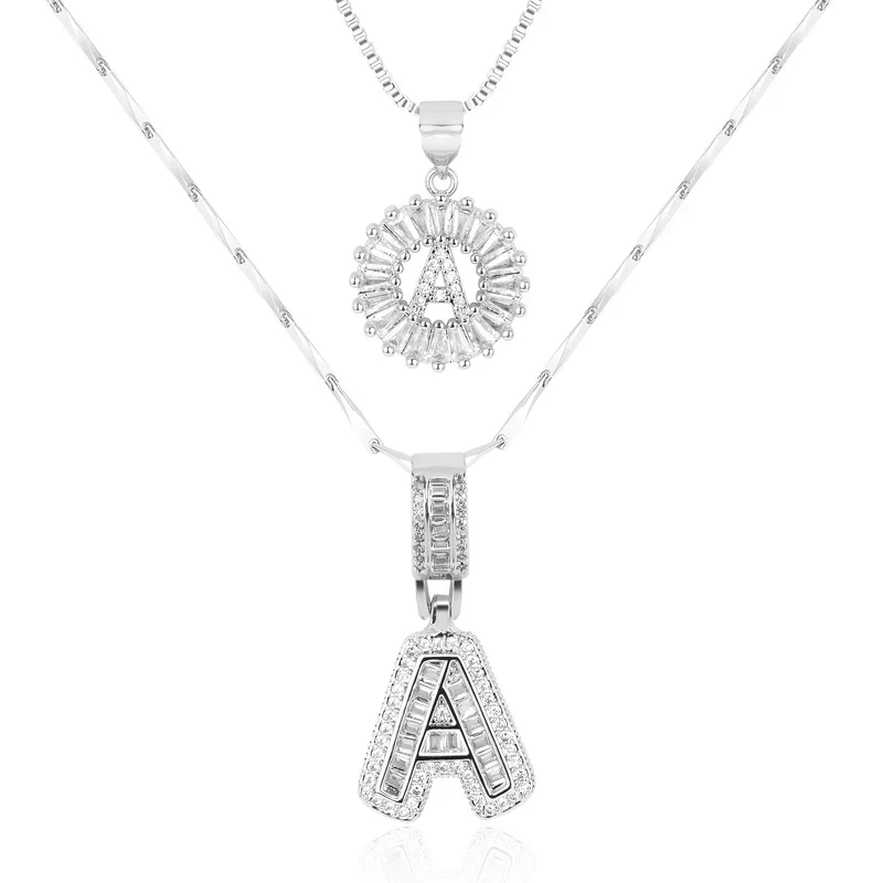 🎁New Year Sale 50% OFF💖2 Pack - Initial Letter Pendant Necklaces - Image 23