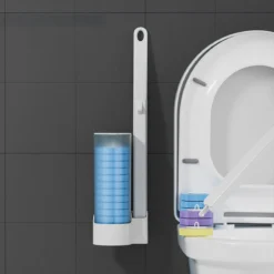 Alternative view of Disposable Replacement Brush Head Toilet Brush Set