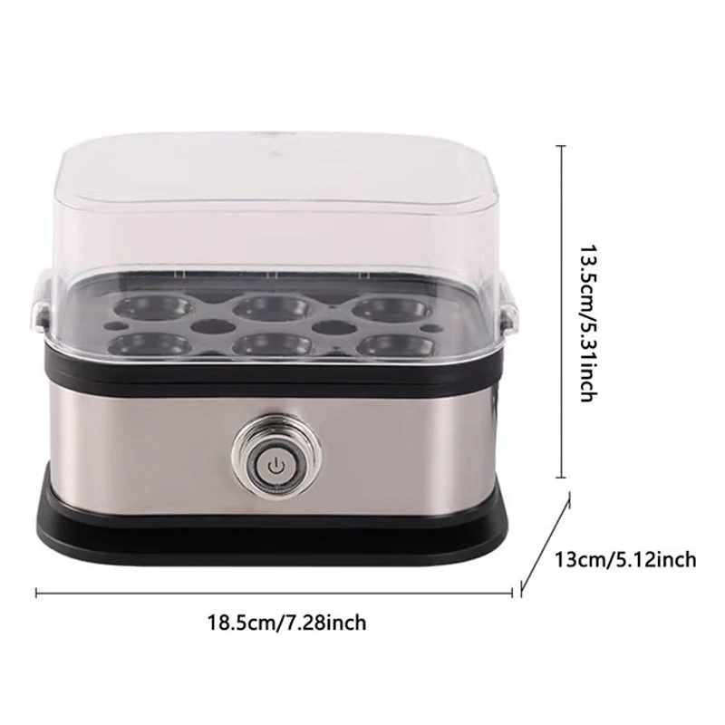 Multifunctional Egg Steamer with Clear Lid - Image 8