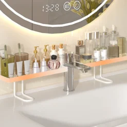 Alternative view of Over-the-Faucet Sink Organizer Shelf