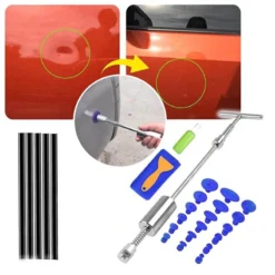 Alternative view of T-Bar Puller Car Dent Repair Tool Kit