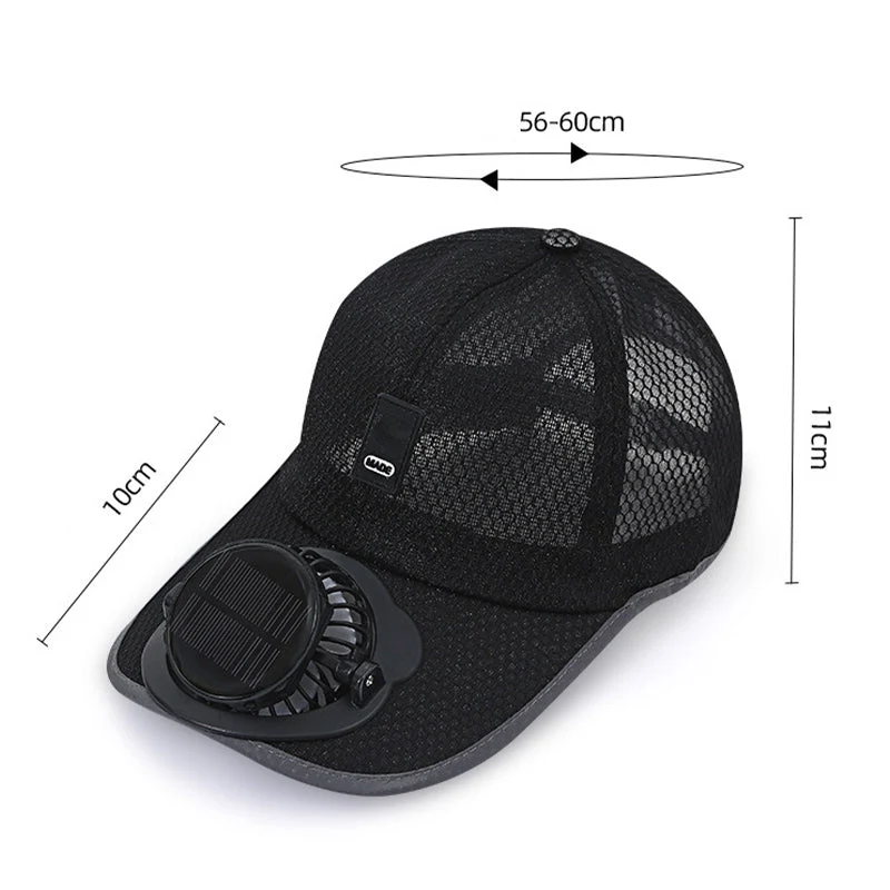 🔥Hot Sale - 50% OFF🔥Breathable Baseball Cap with Solar Fan - Image 9