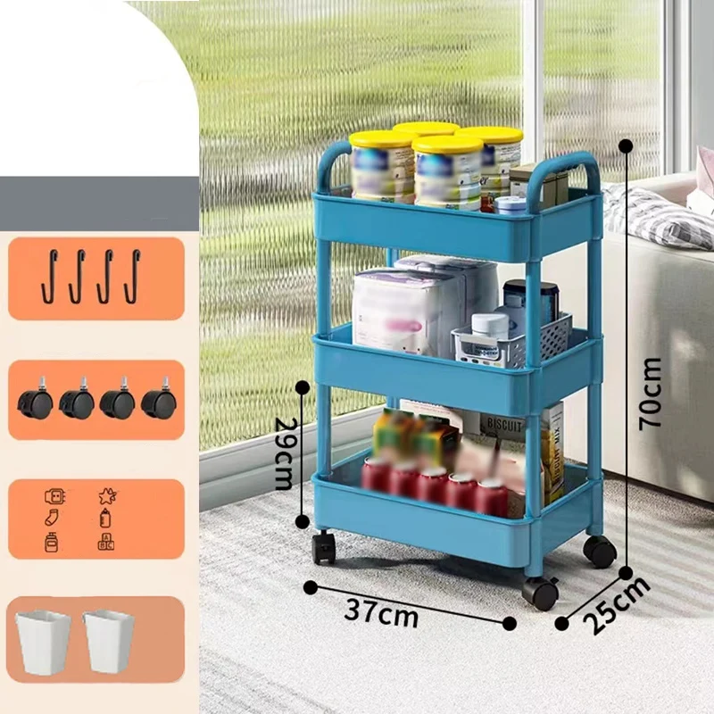 Mobile Kitchen Storage Organizer Rack - Image 21