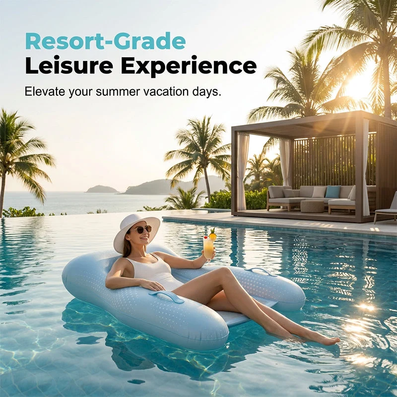 🎁Skin-Friendly PVC Pool Lounger Float - Image 7