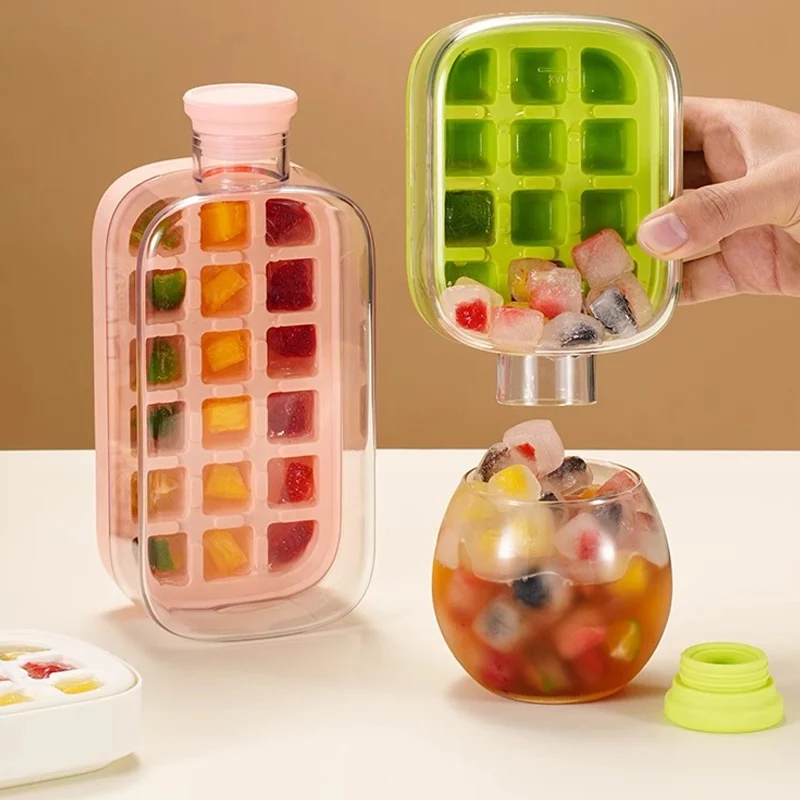 βοΈ2-in-1 Ice Cube Maker Water Bottle Built-In Ice Tray, Food-Grade Silicone, Bpa-Free. Make Ice & Store Water In One Bottle β Ideal For Gym, Office & Travel! ποΈββοΈπΌβοΈ - Image 7