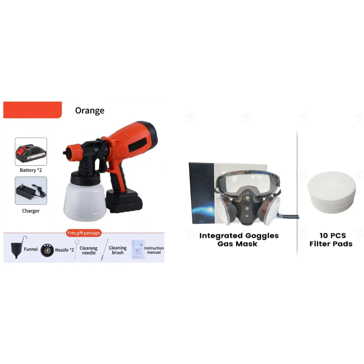 π¨π Cordless paint sprayer β 2 batteries, versatile, for painting & gardening! - Image 18