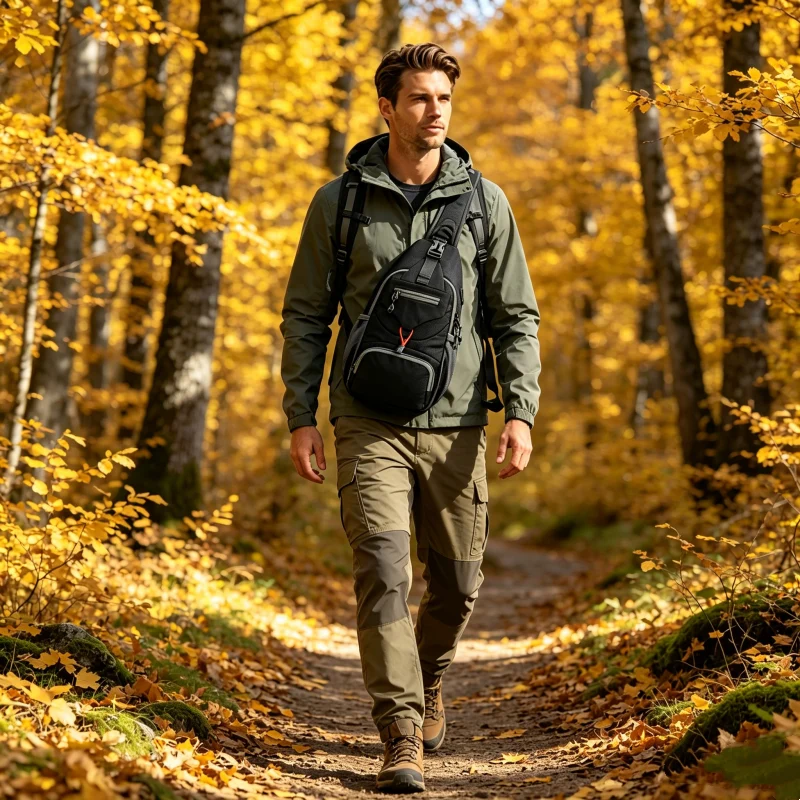 π 50% OFF NOW! π§ Men's Outdoor Sling Bag β Multi-Pocket, Water-Resistant & Breathable β Perfect for Travel & Daily Use β¨ - Image 7