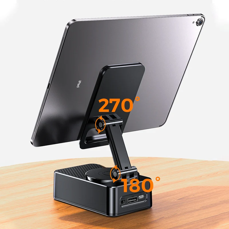 📱3-in-1 phone holder with Bluetooth speaker and power bank - Image 8