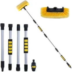 Alternative view of 🚗 Extendable Car Wash Brush – 60" Long Handle, 360° Clean! ✨ Reach higher, scrub smarter – gentle on paint, tough on dirt! 🧼💦