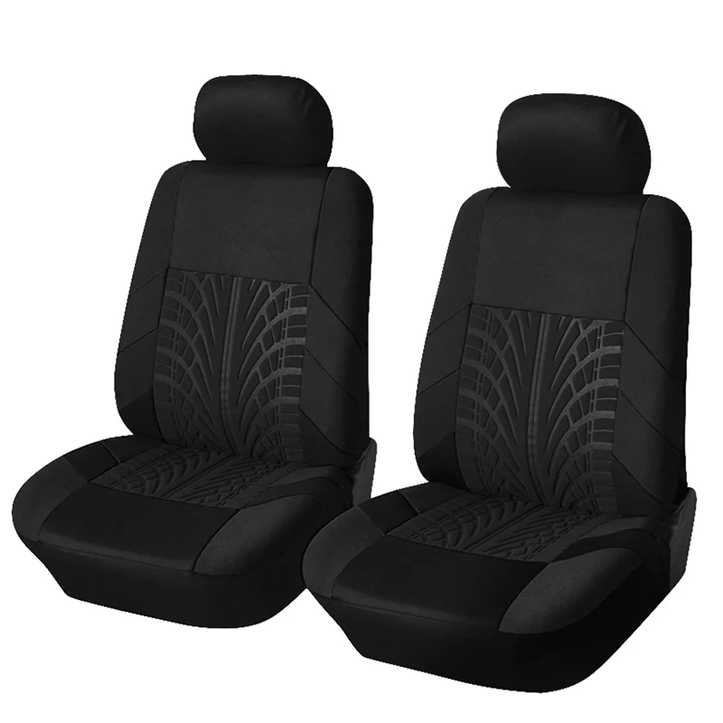Car Seat Cover Set with Tire Tread Pattern - Image 6